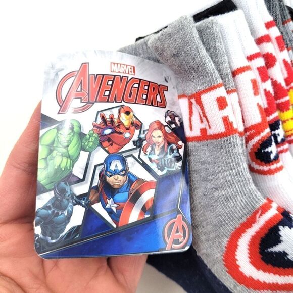 MARVEL Avengers boys 2-4T socks set of 10 pairs - Picture 2 of 7